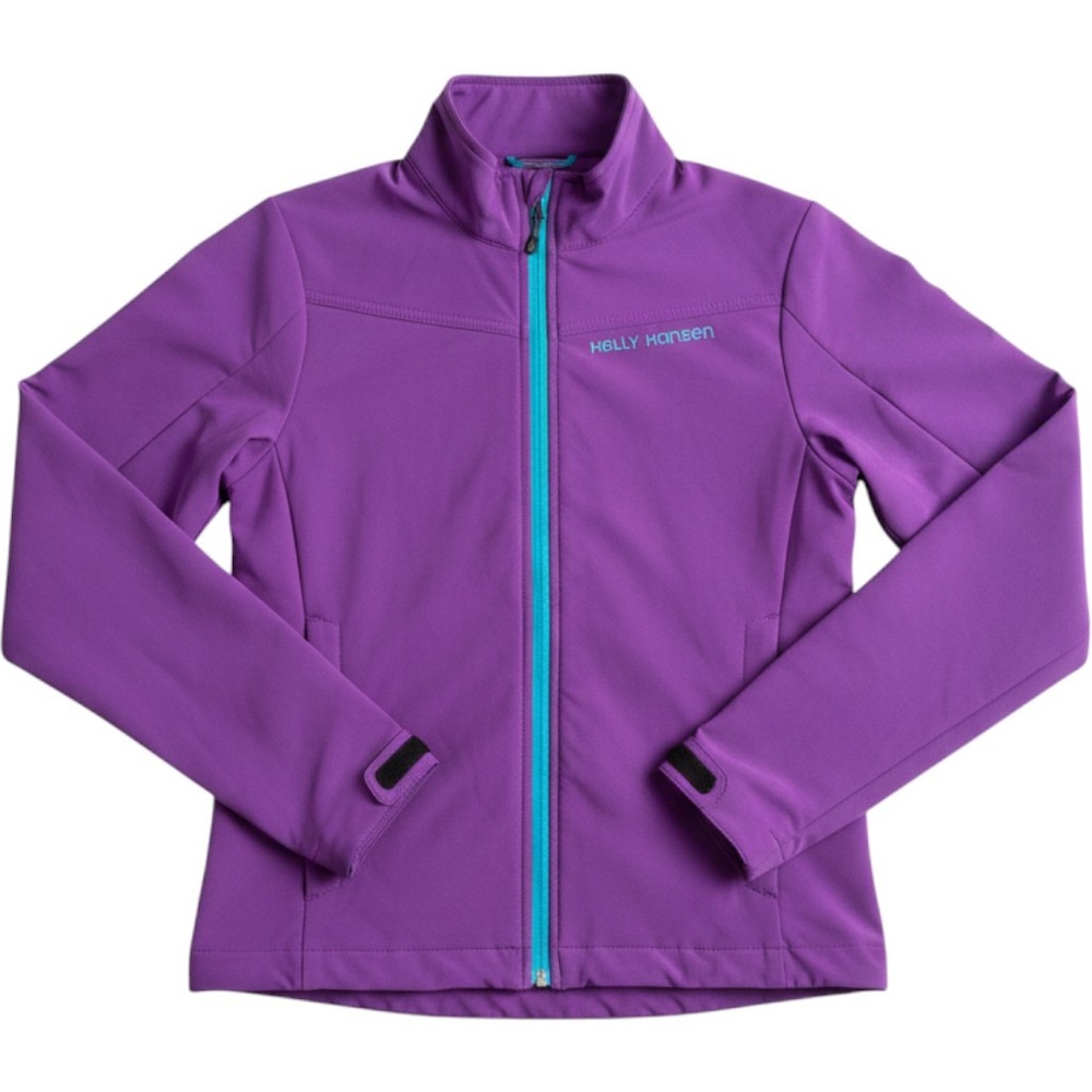 Helly Hansen Softshell Jacket M Purple‎ Full Zip Fleece Lined Gorpcore Outdoor